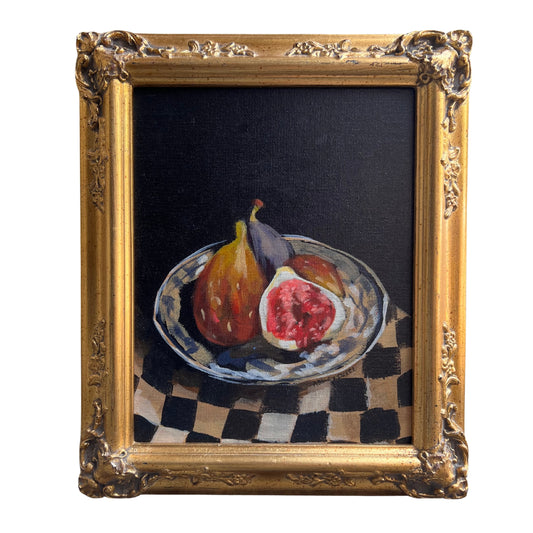 “Still life with figs II" Framed Painting