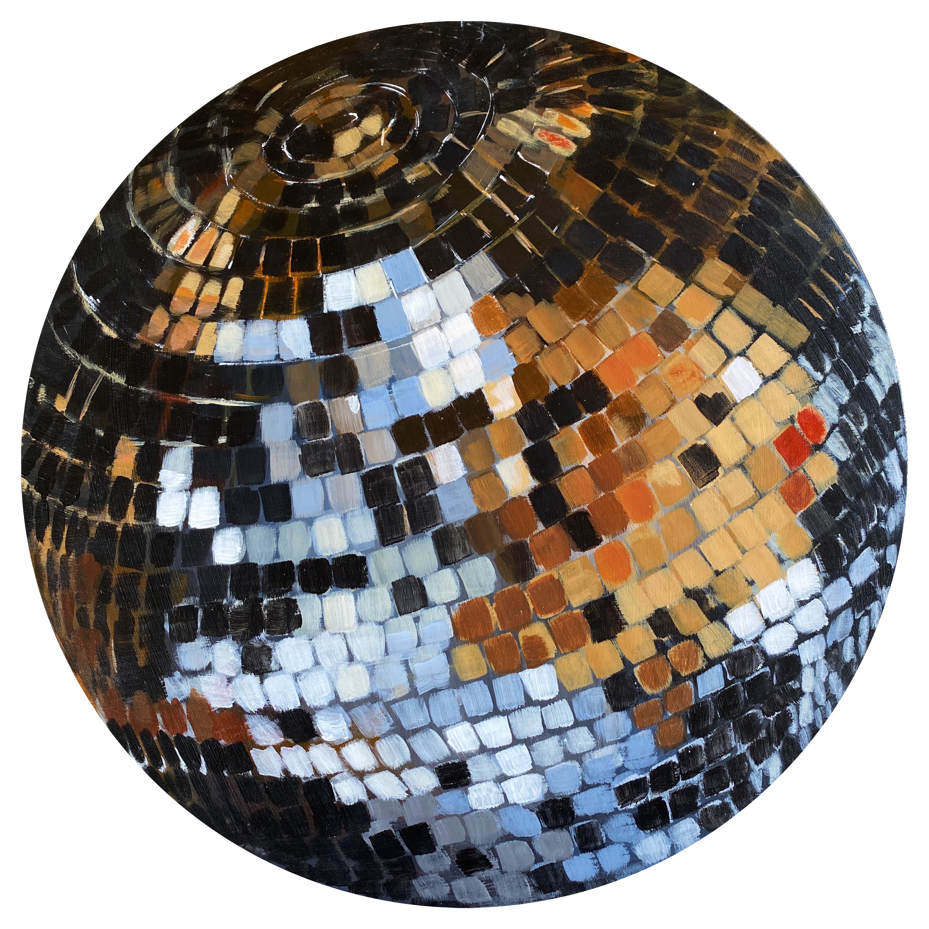 Life of the Party Print Disco Ball Painting Paper Art Print – Ashley Treece