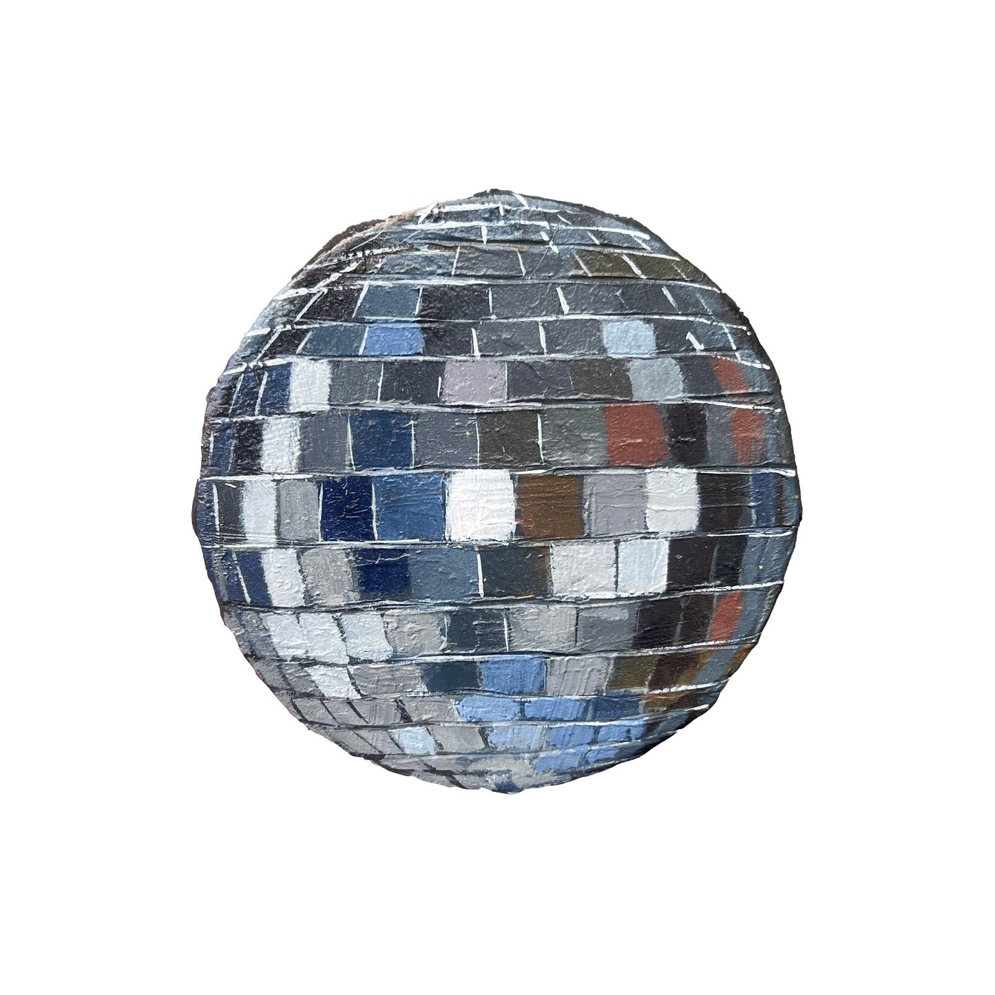 "Moody blues" Original Disco Ball Painting