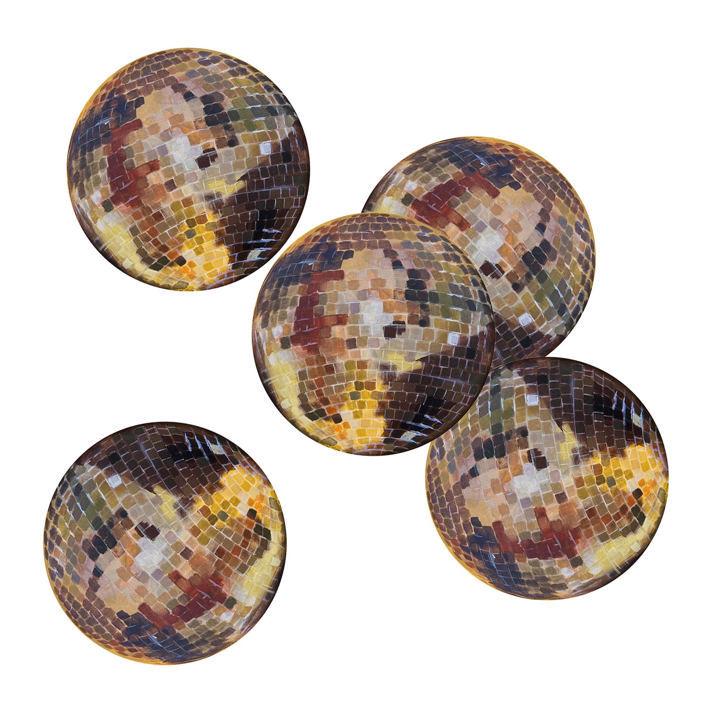 "Goldie" Disco Ball Stickers