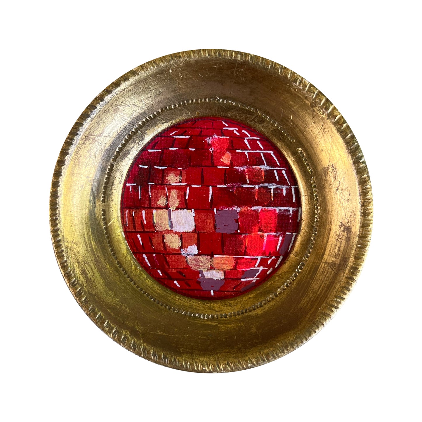 "rovente" Framed Original Disco Ball Painting