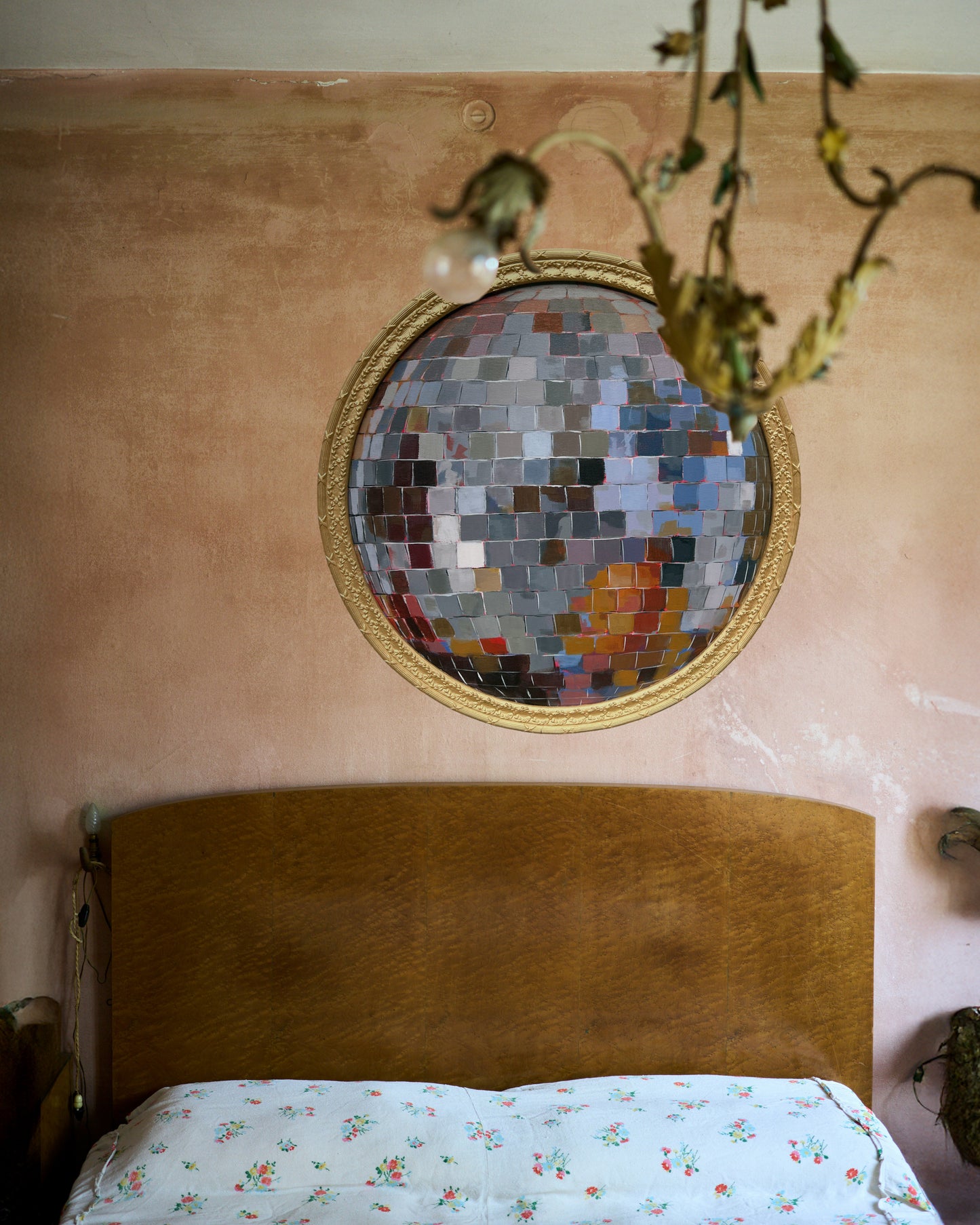 “fiamma blu II" Framed Original Painting