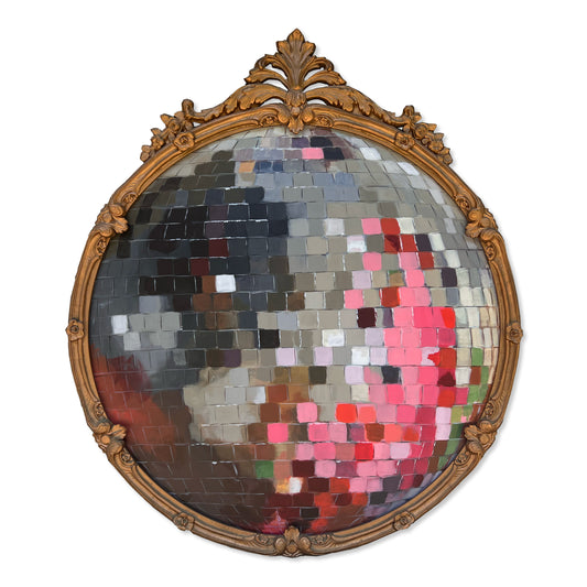 “discoteca con rosa" Framed Original Painting