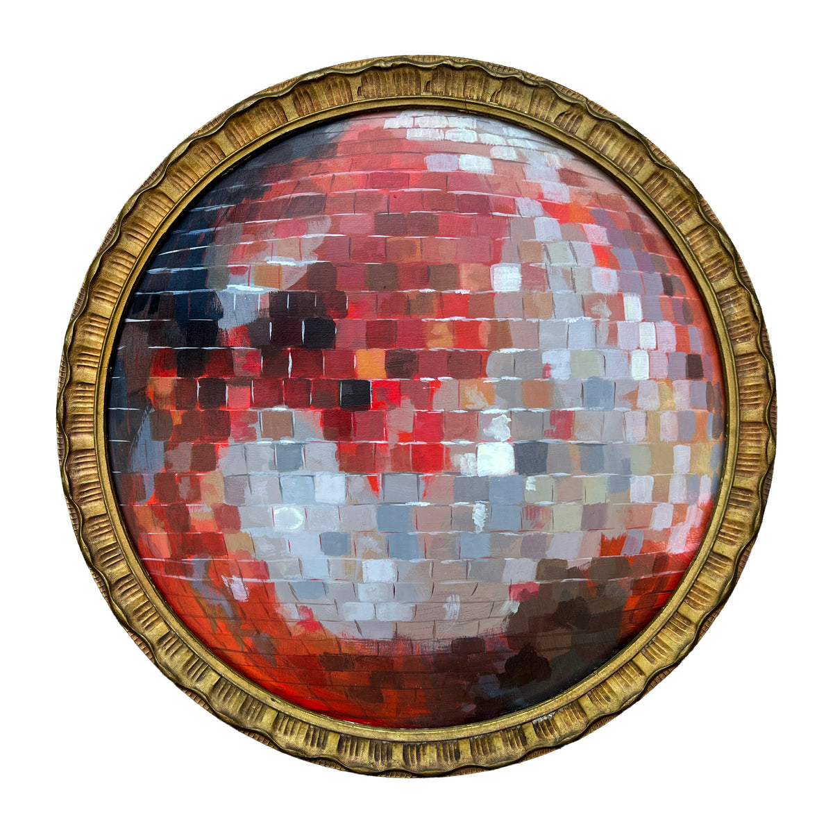 “falò" Framed Original Painting