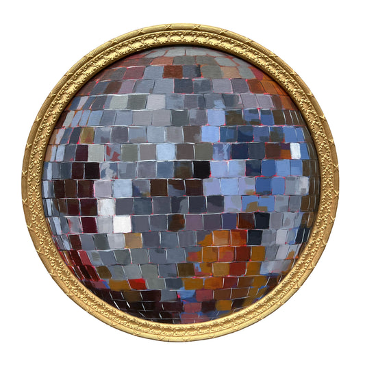 “fiamma blu II" Framed Original Painting