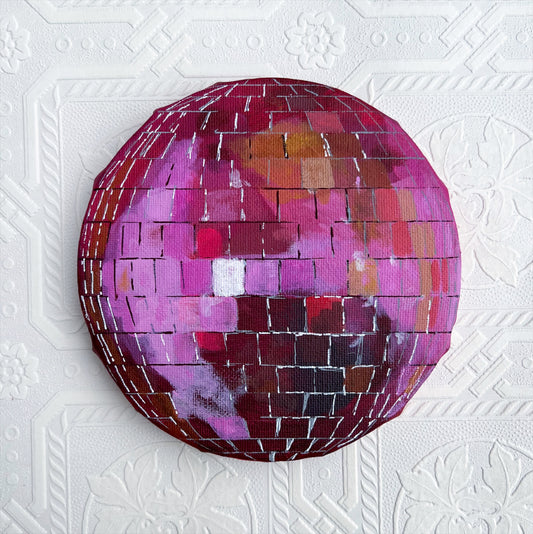 "ibisco II" Original Disco Ball Painting