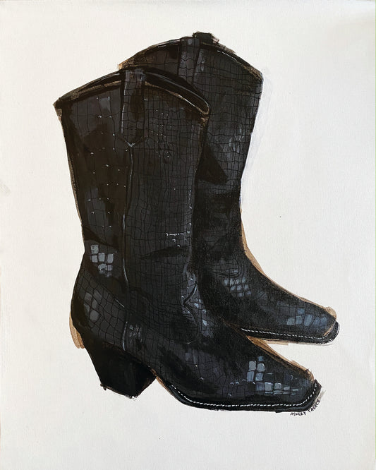 "Croc Boots" Print