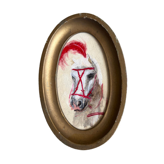“Show pony I" Framed Miniature Painting