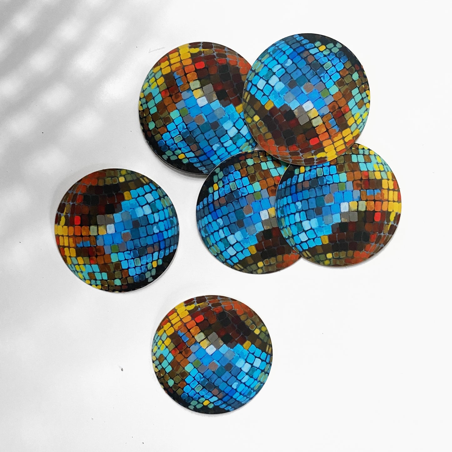 "Spinner" Disco Ball Stickers