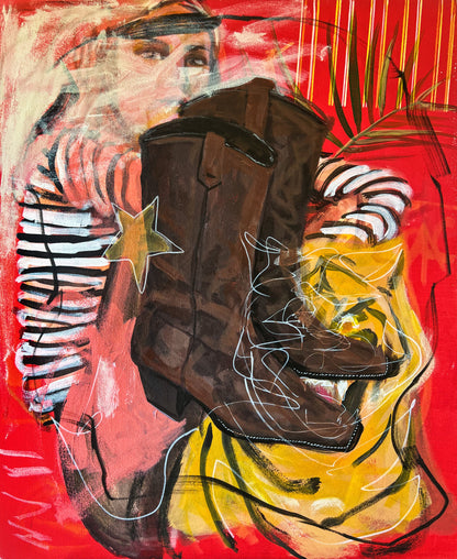 "Bet your boots" Original Painting