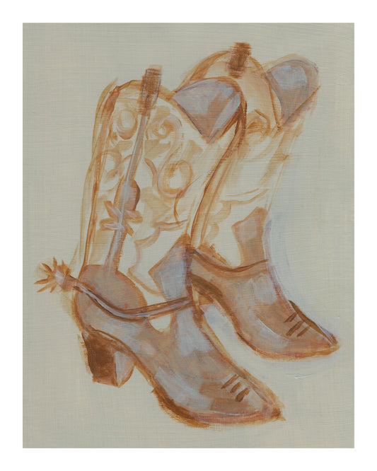 "Beige Boots" Print