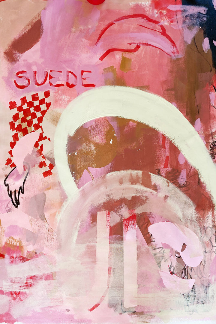 "Pink Suede" Art Print