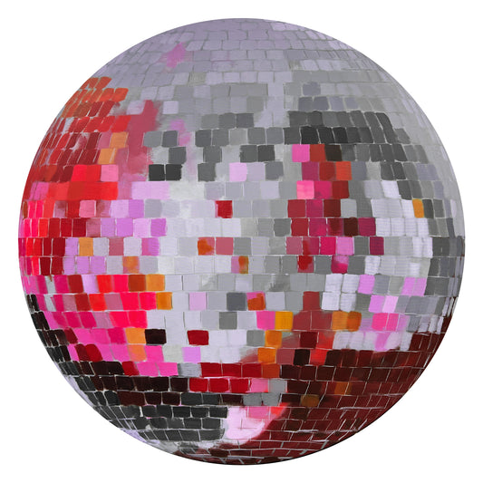 Rosaline 48" Original Disco Ball Painting